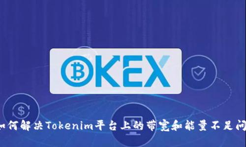  如何解决Tokenim平台上的带宽和能量不足问题