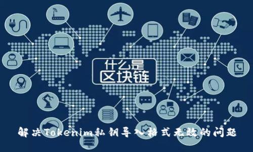 解决Tokenim私钥导入格式无效的问题